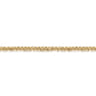 4mm 14K Yellow Gold Men's Hollow Wheat Chain Bracelet