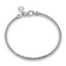 4mm 925 Sterling Silver Men's Solid Wheat Chain Bracelet 
