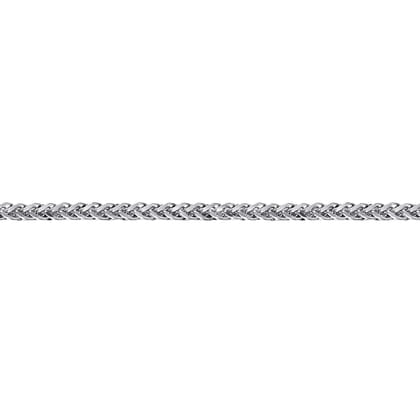 4mm 925 Sterling Silver Men's Solid Wheat Chain Bracelet 