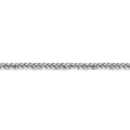 4mm 925 Sterling Silver Men's Solid Wheat Chain Bracelet