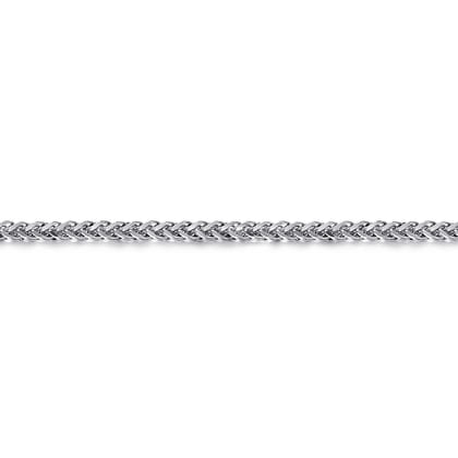 4mm 925 Sterling Silver Men's Solid Wheat Chain Bracelet 