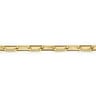 5 mm 14K Yellow Gold Men's Solid Elongated Link Chain Bracelet