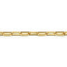 5 mm 14k Yellow Gold Men's Solid Elongated Link Chain Bracelet