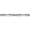 5 mm 925 Sterling Silver Men's Solid Elongated Link Chain Bracelet