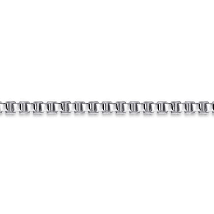 5mm 925 Sterling Silver Men's Solid Box Chain Bracelet