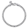 5mm 925 Sterling Silver Men's Solid Box Chain Bracelet