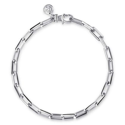 5mm 925 Sterling Silver Men's Solid Chain Bracelet