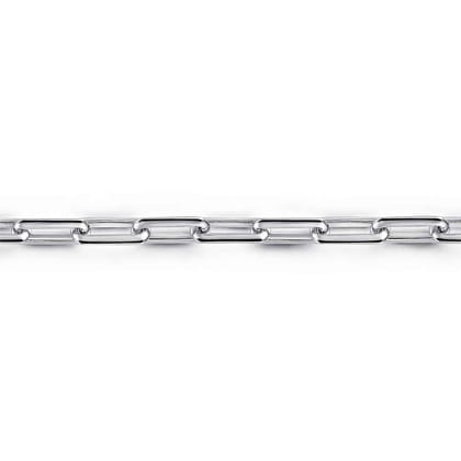 5mm 925 Sterling Silver Men's Solid Chain Bracelet