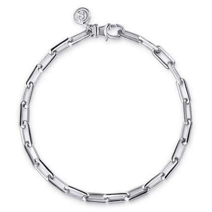 5mm 925 Sterling Silver Men's Solid Chain Bracelet
