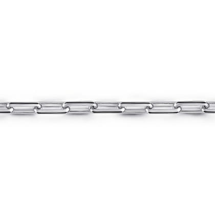 5mm 925 Sterling Silver Men's Solid Chain Bracelet