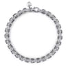 6mm 925 Sterling Silver Men's Solid Chain Bracelet