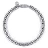 6mm 925 Sterling Silver Tubular Men's Solid Chain Bracelet