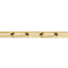 7 inch 14K Yellow Gold Hollow Paperclip Chain Bracelet