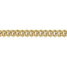 7mm 14K Yellow Gold Men's Solid Cuban Link Chain Bracelet