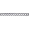 7mm 925 Sterling Silver Men's Solid Cuban Link Chain Bracelet
