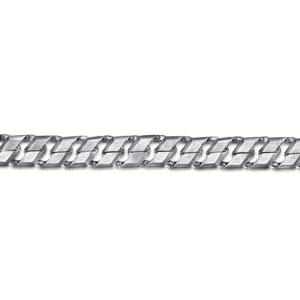 7mm 925 Sterling Silver Men's Solid Herringbone Chain Bracelet