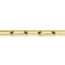 8 inch 14K Yellow Gold Hollow Paperclip Chain Bracelet