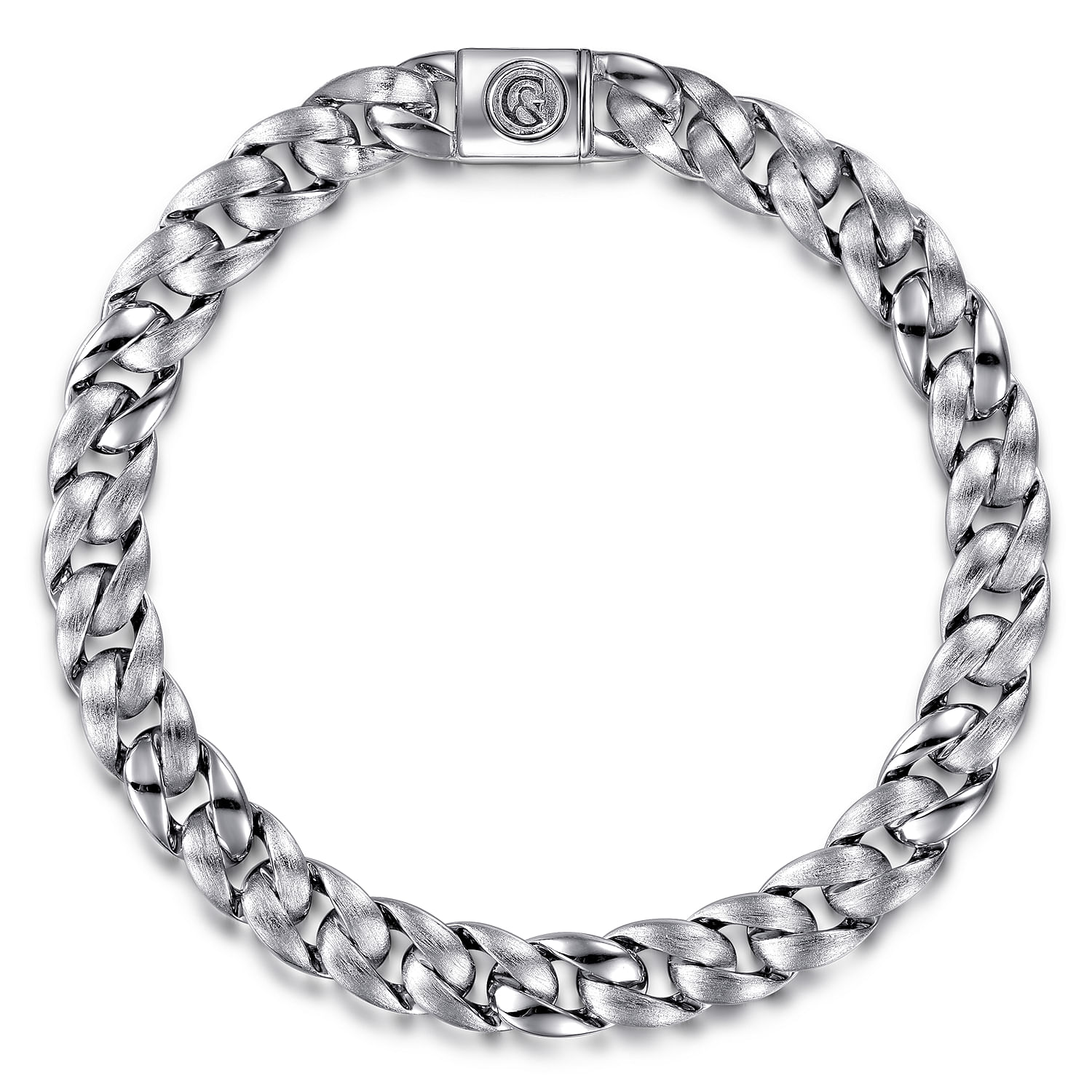 8mm 925 Sterling Silver Cuban Link Chain Bracelet