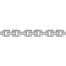 8mm 925 Sterling Silver Men's Cylindrical Mix Link Chain Bracelet