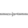 8mm 925 Sterling Silver Men's Solid Chain and Anchor Bracelet