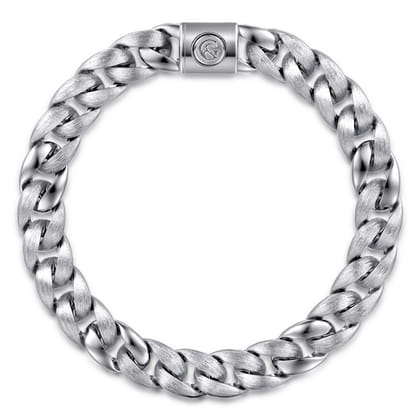 8mm 925 Sterling Silver Men's Solid Cuban Link Chain Bracelet