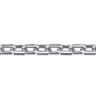 8mm 925 Sterling Silver Men's Solid Faceted Chain Bracelet