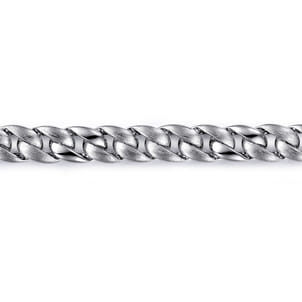 8mm 925 Sterling Silver Solid Cuban Link Chain Bracelet