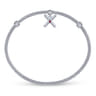 925 Silver-Stainless Steel Bangle