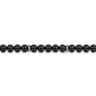 925 Sterling Silver 6mm Onyx Beaded Bracelet