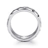 925 Sterling Silver 8mm Herringbone Mens Ring in High Polish