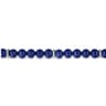 925 Sterling Silver 8mm Lapis Beaded Bracelet