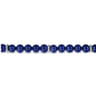 925 Sterling Silver 8mm Lapis Beaded Bracelet