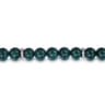 925 Sterling Silver 8mm Malachite Beaded Bracelet