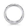 925 Sterling Silver 8mm Square Mens Ring in High Polished Finish