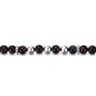 925 Sterling Silver 8mm Tiger Eye  Faceted Bead Bracelet