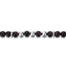 925 Sterling Silver 8mm Tiger Eye  Faceted Bead Bracelet