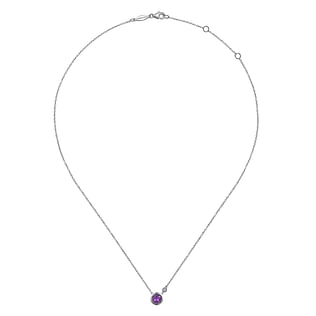 925-Sterling-Silver-Amethyst-and-Diamond-Pendant-Necklace2