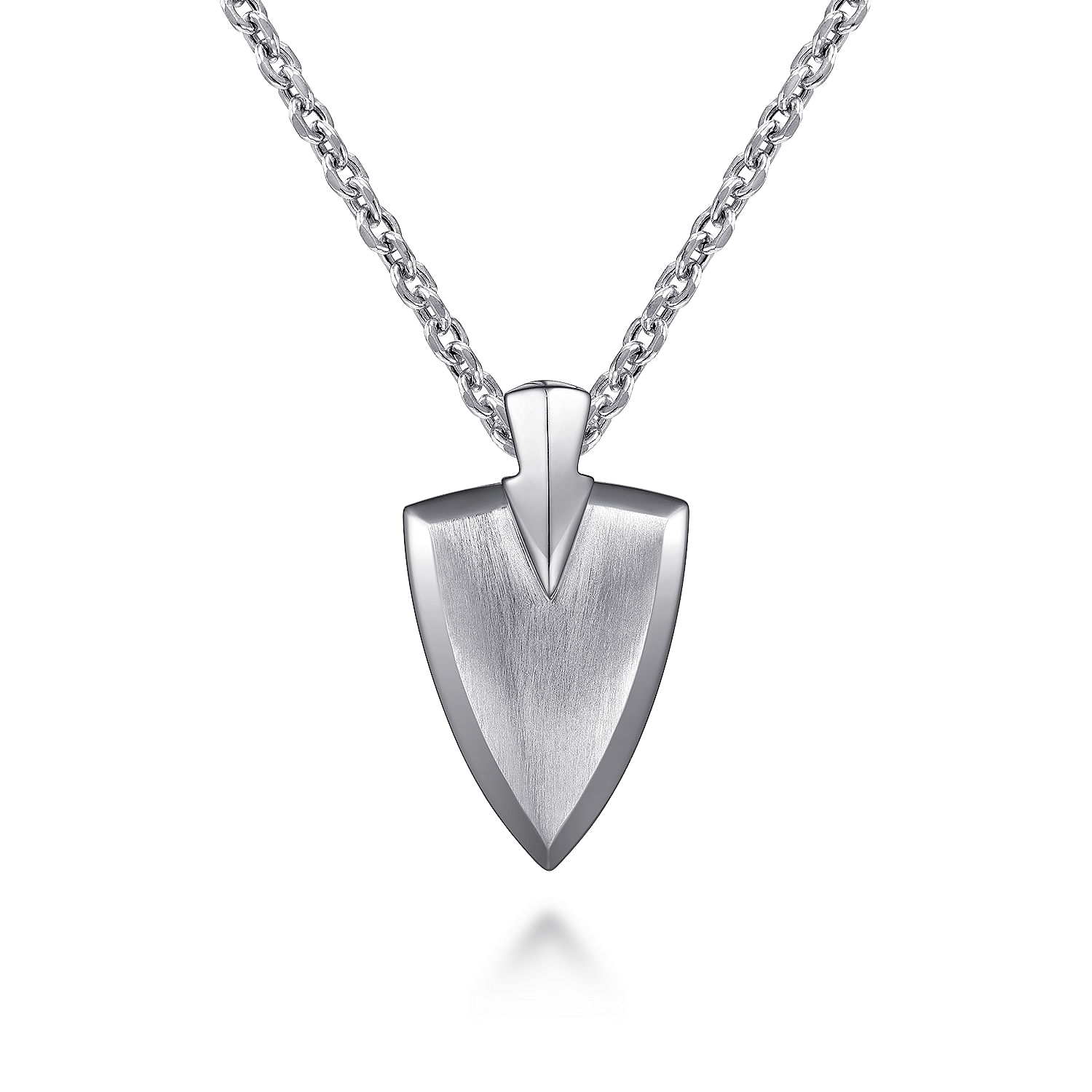 925 Sterling Silver Arrowhead Pendant - Shot 3