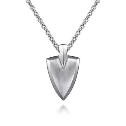 925 Sterling Silver Arrowhead Pendant