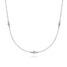 925 Sterling Silver Beaded Necklace