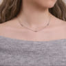 925 Sterling Silver Beaded Necklace