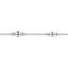 925 Sterling Silver Beaded Station Bracelet