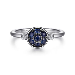 925-Sterling-Silver-Bezel-Set-Diamond-and-Blue-Sapphire-Cluster-Ring1