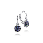 925-Sterling-Silver-Bezel-Set-Diamond-and-Round-Blue-Sapphire-Cluster-Leverback-Earrings1