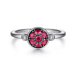 925-Sterling-Silver-Bezel-Set-Diamond-and-Ruby-Cluster-Ring1