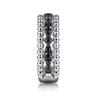 925 Sterling Silver Black Spinel Bujukan Easy Stackable Ladies Ring