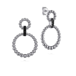 925-Sterling-Silver-Black-Spinel-Bujukan-Link-Drop-Earrings1