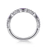 925 Sterling Silver Bujukan Amethyst Fashion Ladies Ring