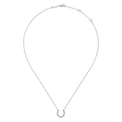 925 Sterling Silver Bujukan Bead Horseshoe Necklace