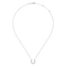 925 Sterling Silver Bujukan Bead Horseshoe Necklace